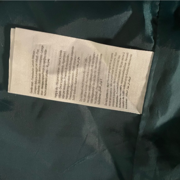 Sz 32 Vero Moda woman jacket/ blazer round long sleeve 3 pockets emerald green - Picture 9 of 13